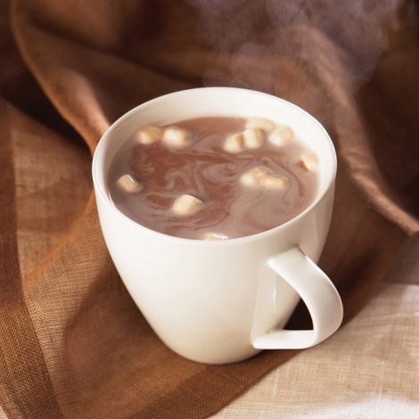 Hot chocolate with marshmallows